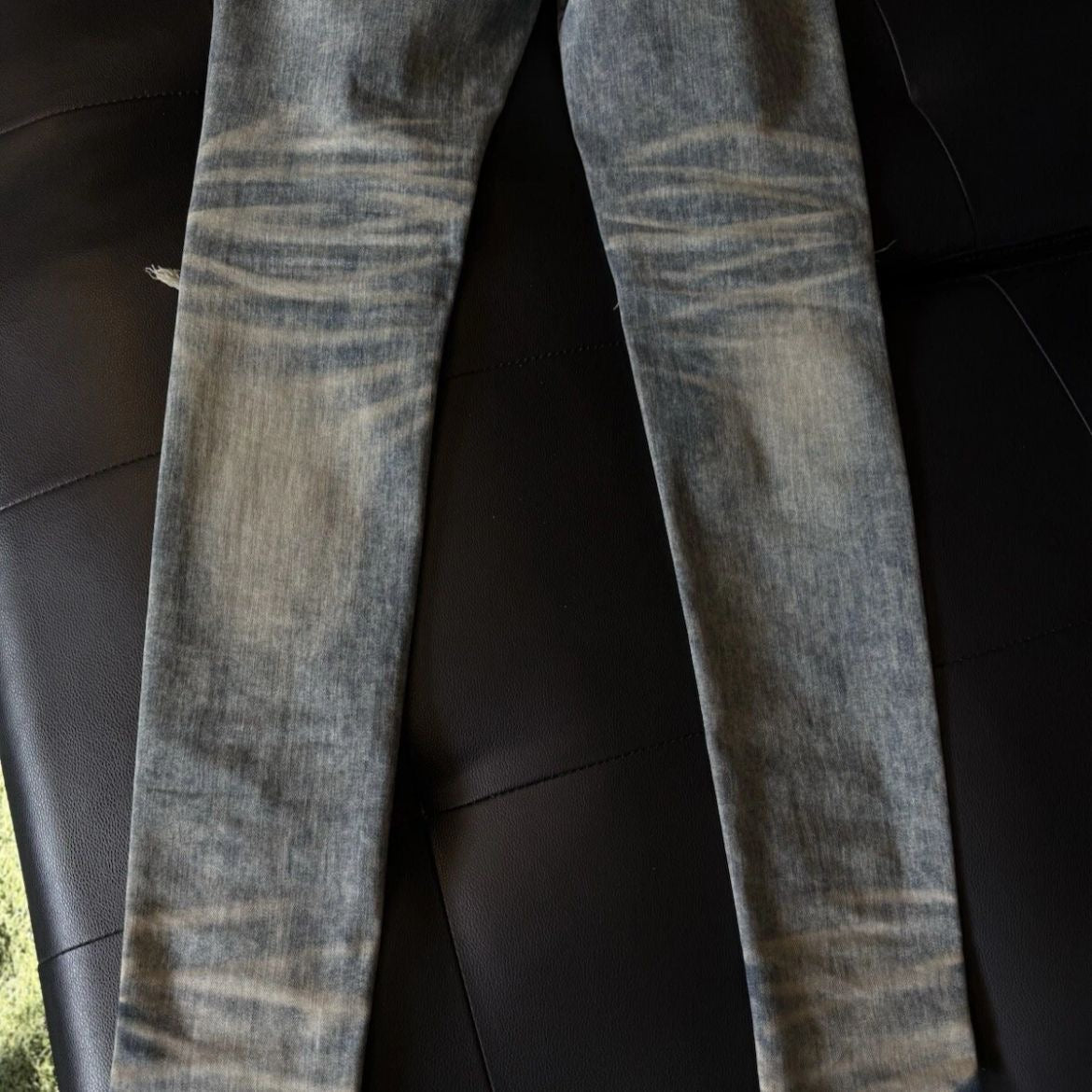 Amiri Jeans 100% Authentic Blue MX1 Black Bandanna Quick Shipping