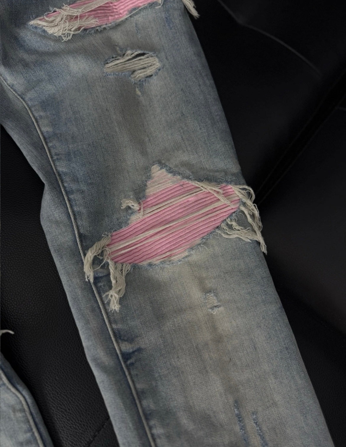 Amiri Blue Jeans 100% Authentic Pink MX1 Quick Shipping