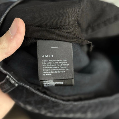 Amiri X Playboy Jeans 100% Authentic Black Bunny Logo Quick Shipping