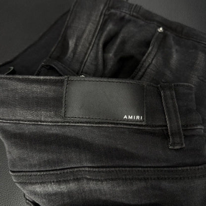 Amiri X Playboy Jeans 100% Authentic Black Bunny Logo Quick Shipping