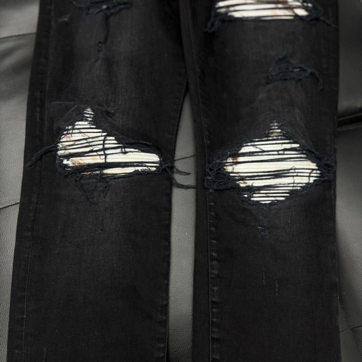 Amiri Jeans 100% Authentic Black White MX1 Quick Shipping