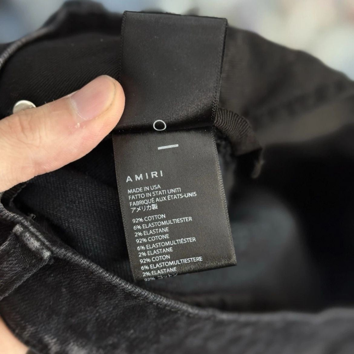 Amiri X Playboy Jeans 100% Authentic Black Bunny Logo Quick Shipping