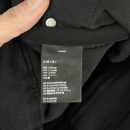 Amiri Black Flame Jeans 100% Authentic Quick Shipping