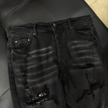 Amiri Black Flame Jeans 100% Authentic Quick Shipping