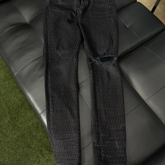 Amiri X Playboy Jeans 100% Authentic Black Bunny Logo Quick Shipping