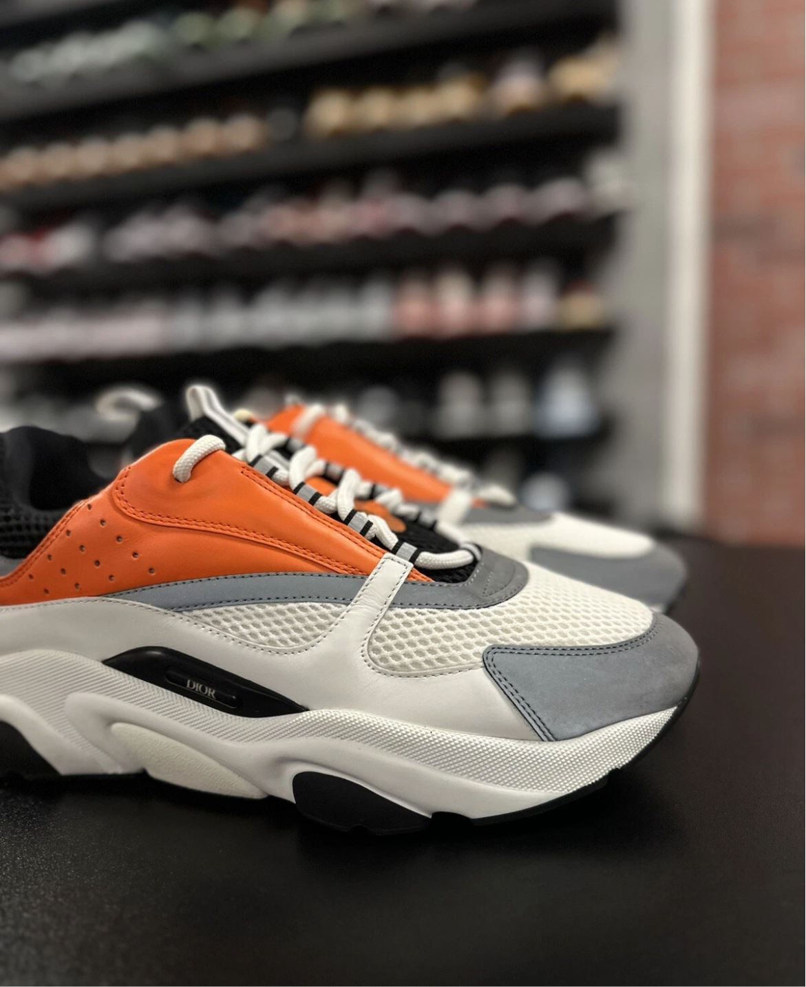 Dior B22 Reflective Sneaker ‘White Blue’