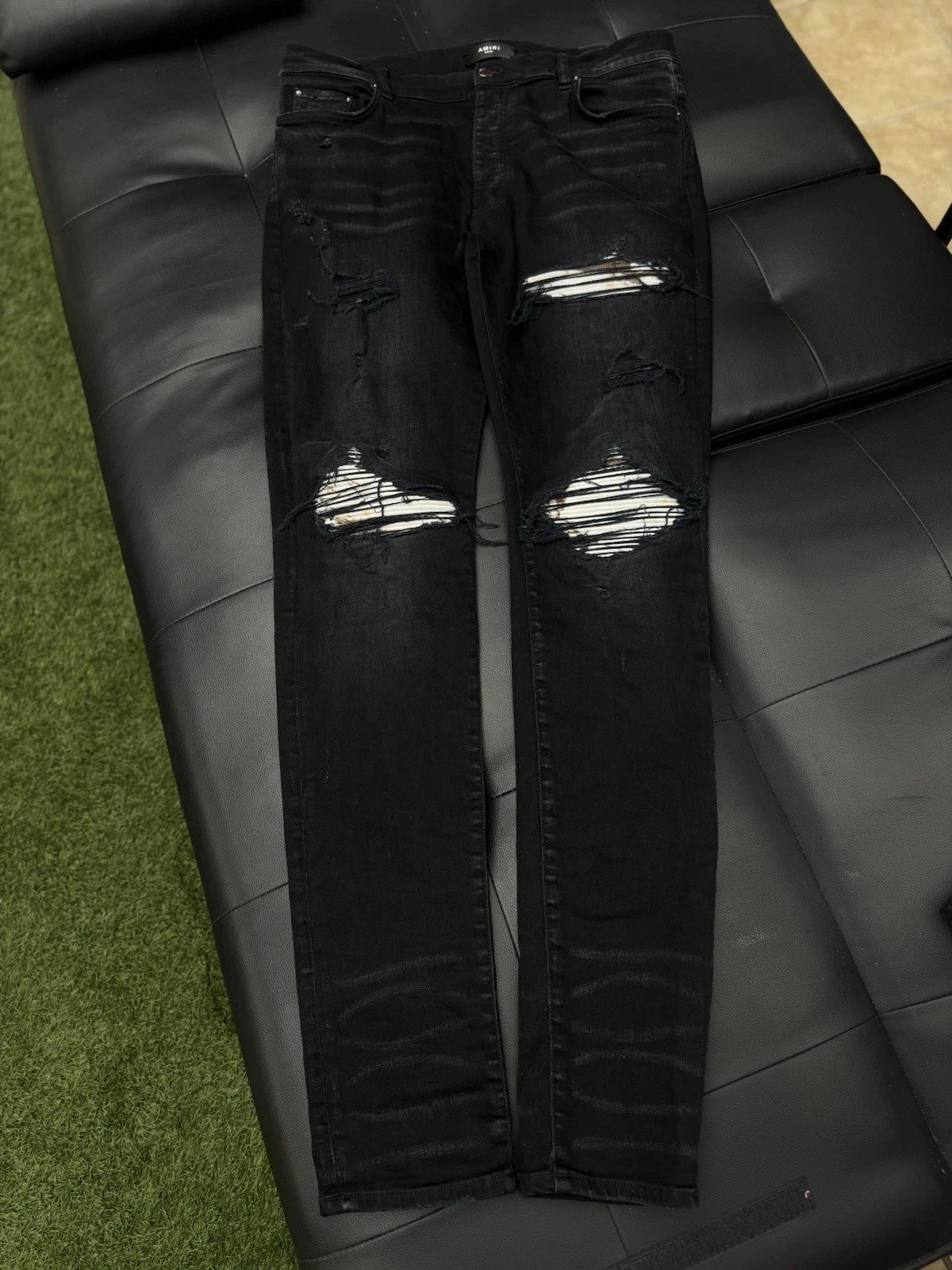 Amiri Jeans 100% Authentic Black White MX1 Quick Shipping